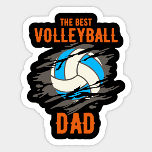 The Best Volleyball dad Sticker